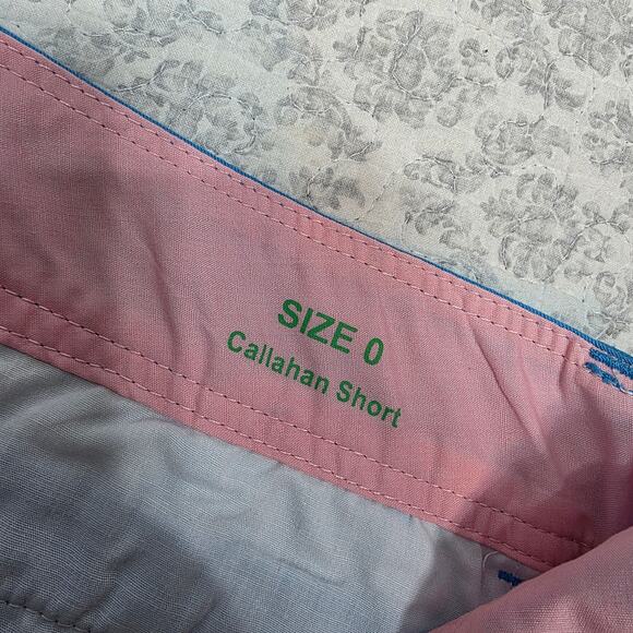Lilly Pulitzer Blue Callahan Cotton Shorts Size 0 - Picture 6 of 8